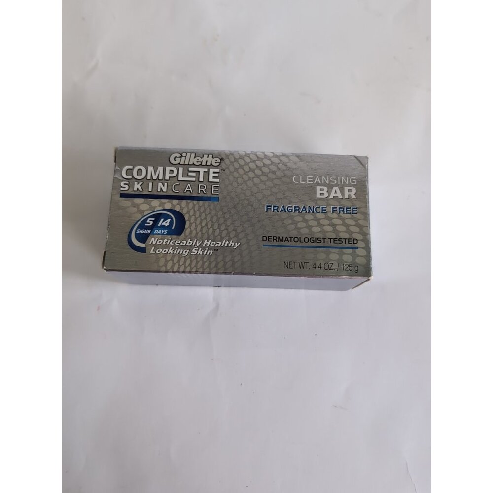 Gillette Complete Skincare Fragrance Free Cleansing Bar 4.4oz